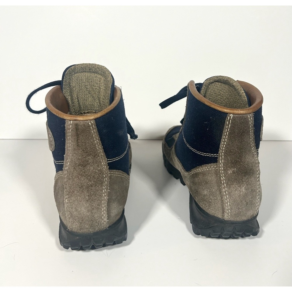 VTG Vasque Skywalk Hiking Boots 7534 Gore-Tex Women Sz 7.5 Tan Navy Gorpcore - Picture 3 of 9